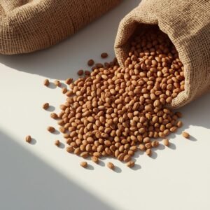 Bulk dried pinto beans in open sacks for wholesale and export supply
