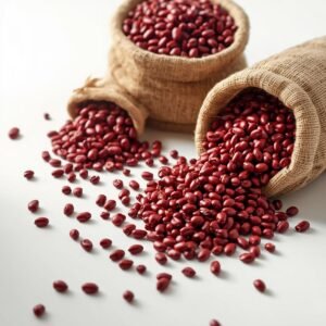 Bulk dried red kidney beans in open sacks for wholesale and export supply