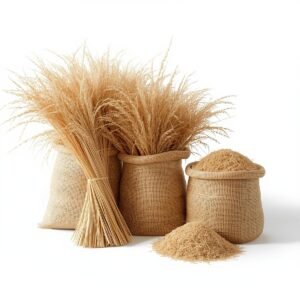 Bulk raw sisal fiber in sacks for wholesale and industrial export supply